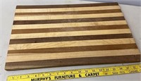 Butcher block cutting board