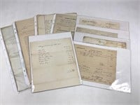 9 Historic Monroe Cty Documents 1865-1902