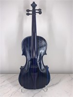 Blue Painted DECOR ONLY Violin