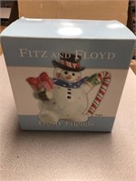 Fitz and Floyd Frosty Friends Teapot - Snowman