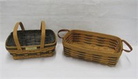 2 Longaberger Baskets