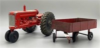 Toy Tractor & Wagon