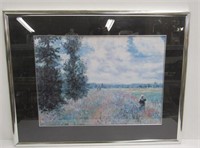 Poppy Field Print "Monet Reprint"