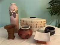 6 - decorative pottery items