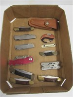 Selection of Knives Mostly Lockback