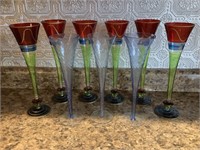9 - flute glasses