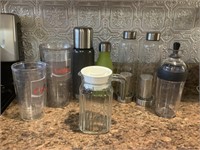 Assorted cups and containers