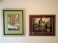 2 - framed paintings