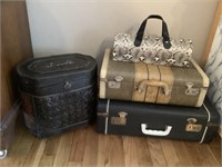 3 - decorative suitcases and trunk