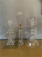 3 - decorative glass items