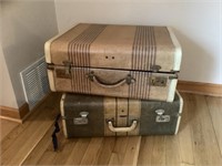 2 - decorative suitcases