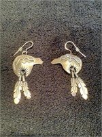 Sterling Silver Southwest style earrings