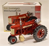 1/16 Ertl 1956 Farmall 450 Tractor 50th Ann In Box