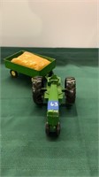 Ertl John Deere Tractor w/Ertl Wagon & Corn