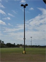 ALUMINUM 3 LIGHT POLE