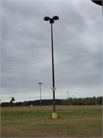 ALUMINUM 3 LIGHT POLE