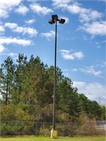 ALUMINUM 3 LIGHT POLE