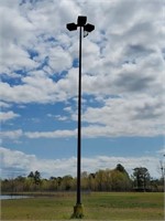 ALUMINUM 3 LIGHT POLE