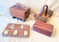 shoe shine box & wood craft