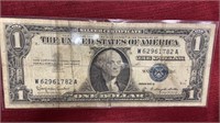 1957 One dollar Silver Certificate