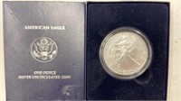 2007 American Eagle Silver Dollar in box