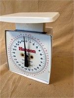 vintage 25 lbs kitchen scale
