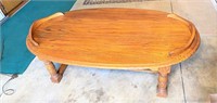 quality made oak coffee table