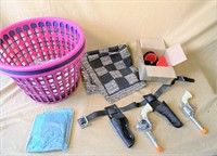 laundry baskets, toy guns & more