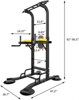 Diophros Power Tower Pull Up Bar Workout Station