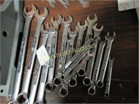 CRAFTSMAN METRIC WRENCHES; 17 TOTAL (EXCELLENT