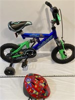 Kid bike and helmet