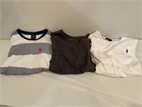 Ralph Lauren polo 3 T-shirts medium