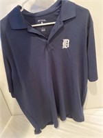 Detroit Tigers collared shirt large