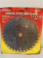 7- 1/4 Carbon steel saw blade NOS