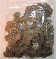 Bag of 360 Lincoln wheat cents