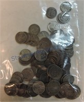 Bag of 85 Lincoln steel cents