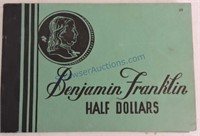 Franklin half album 1948-63, 35 Franklins,