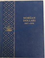 Morgan dollar album 1887-1896, 20 coins