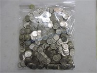 Bag of 500 silver Mercury & Roosevelt dimes