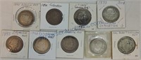 Commemorative half lot of 9: 2 - 1892 and