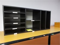 wooden shelving unit