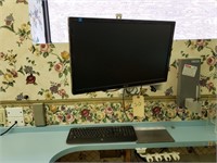 Asus 21" monitor, keyboard