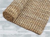 Irongate Handwoven Reversible Ribbed Jute Area Rug