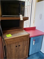 kenmore microwave &  two stands