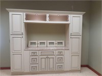 Heritage White Entertainment Center