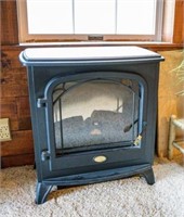 Electric heater fireplace