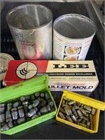 Bullet reload lot Including a Lee bullet mold