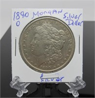 1890 - O Morgan Silver Dollar