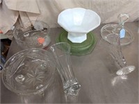 Crystal Footed Bowls and More
