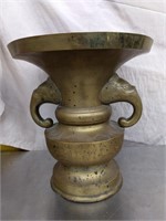 Brass Elephant Vase
